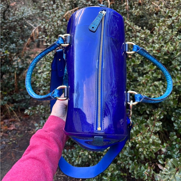 Furla Candy Croc Embossed Shoulder Bag - Picture 9 of 11